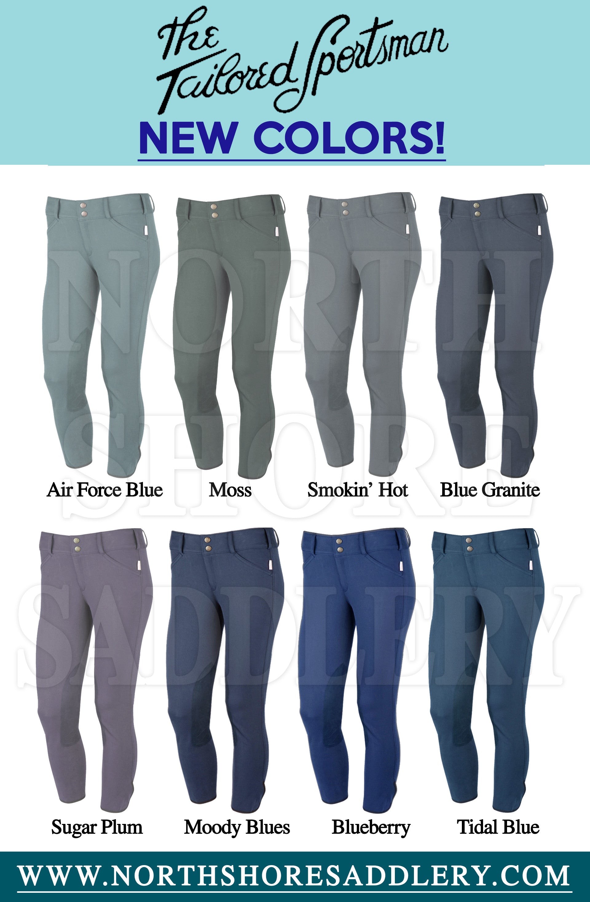 Tailored Sportsman 1967 Velco Breeches - Assorted Colors - Exceptional  Equestrian